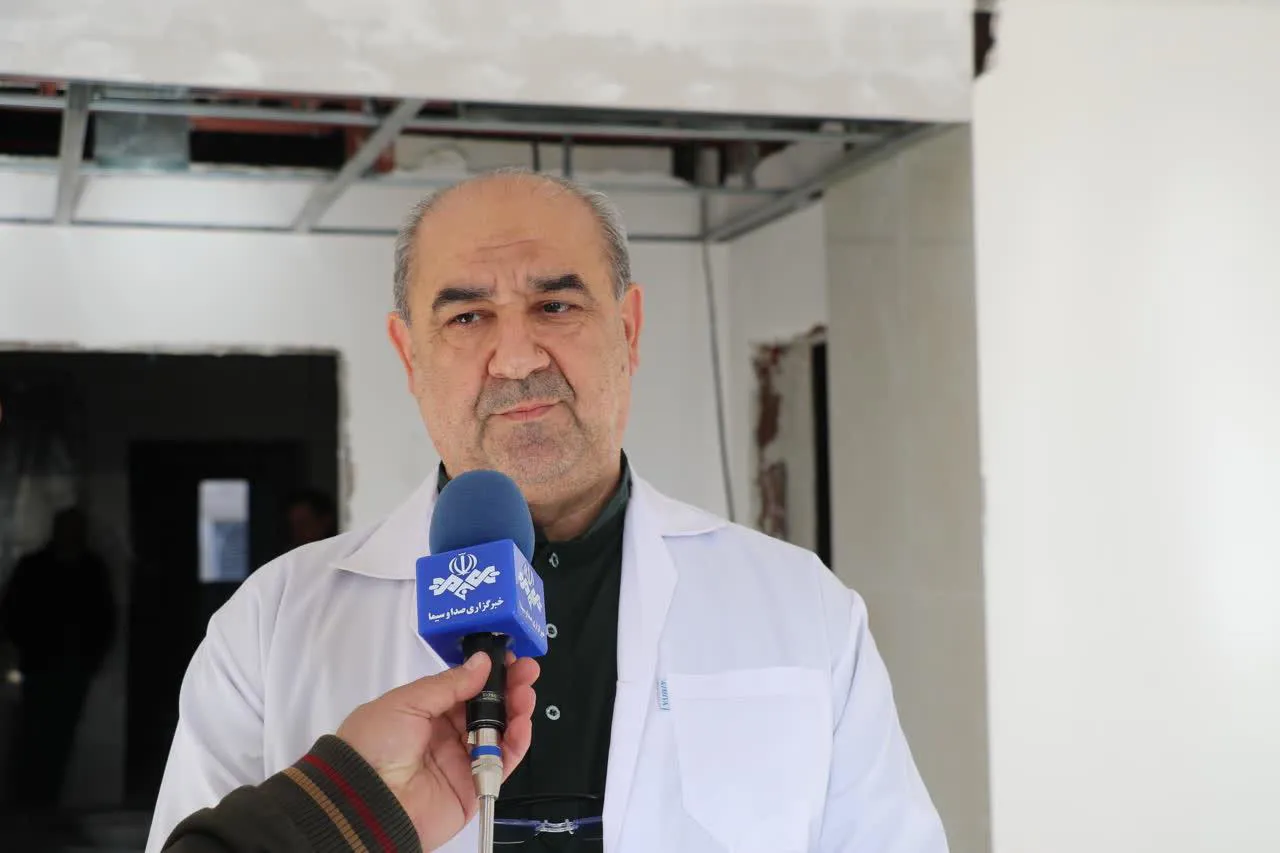پیشرفت ۹۵ درصدی بخش الحاقی بیمارستان سینای مراغه